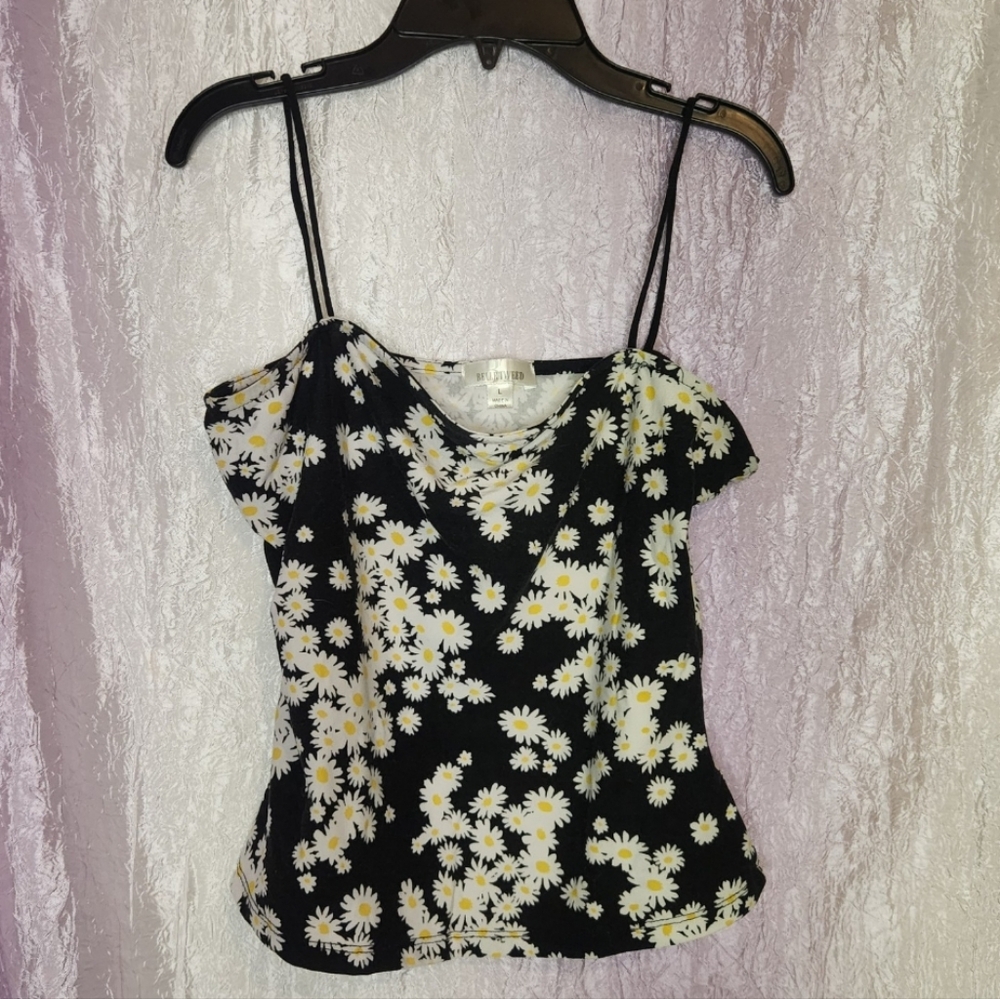 Belle Tweed Daisy Tank Top Large